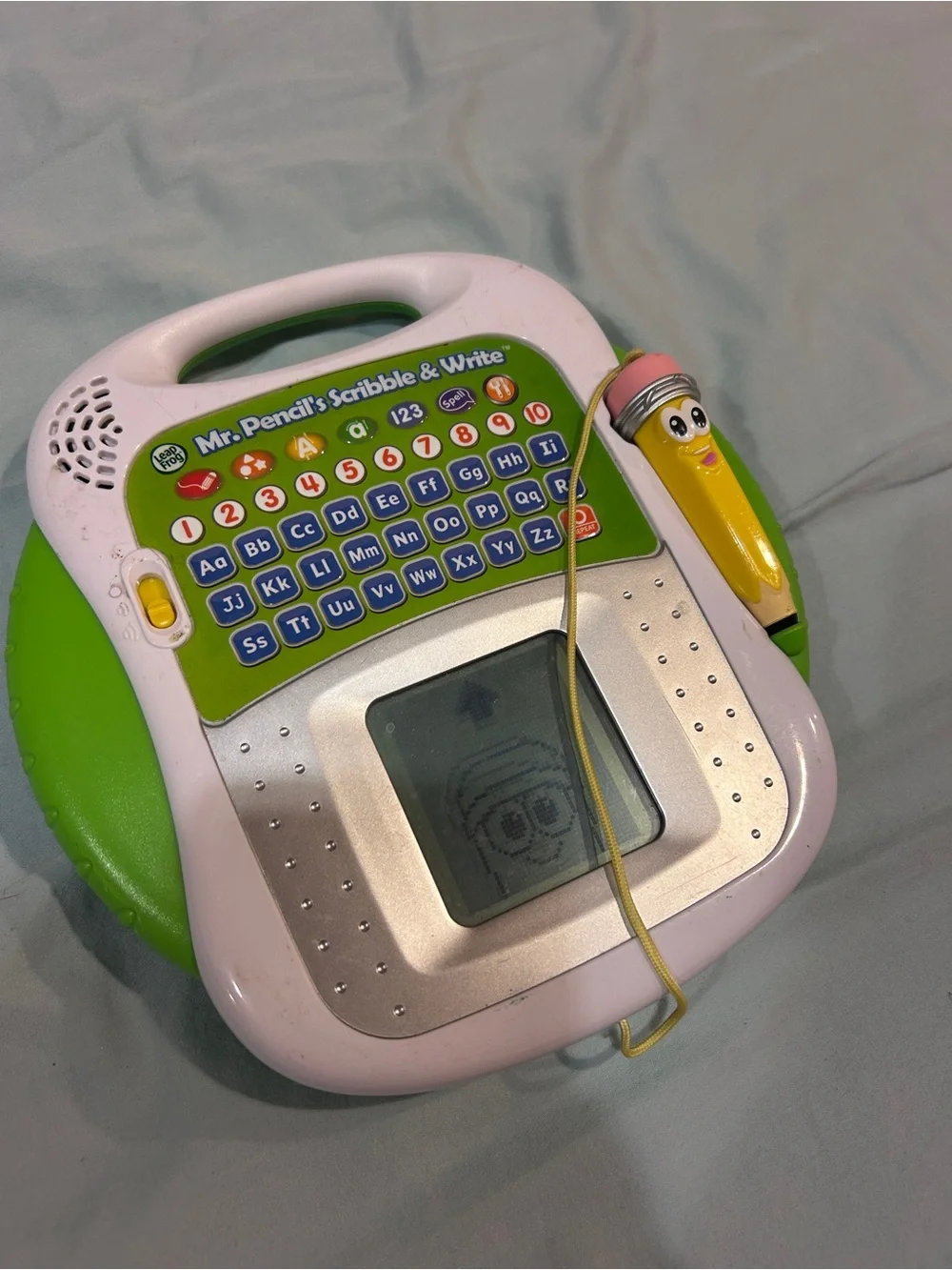 Mr. Pencil Scribble & Write Kids Electronic Drawing Tablet - Green & White